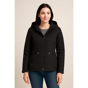 Requirements Women’s Black‎ Quilted Jacket Size Large